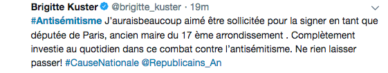 Brigitte Kuster Tweet
