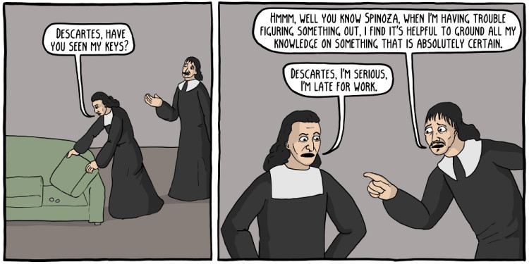 Spinoza cartoon Jewpop