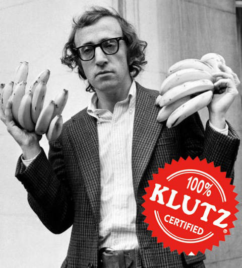 Woody Allen klutz