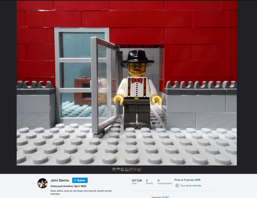 John Denno Lego Shoah JewPop