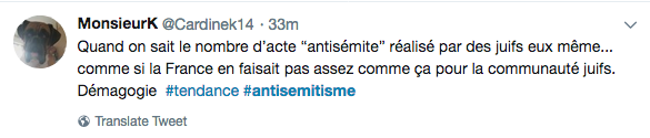 juifs antisémites Twitter