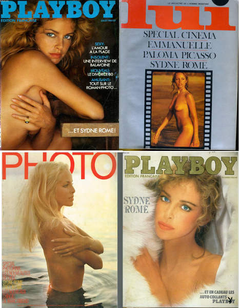 Couvertures magazines Sydne Rome