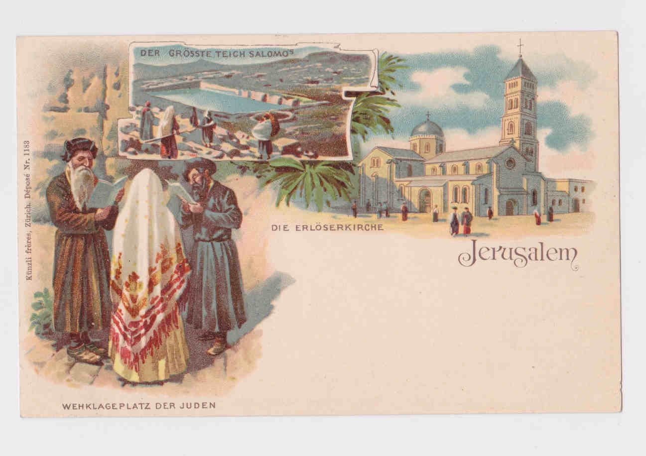 Jerusalem carte postale ancienne