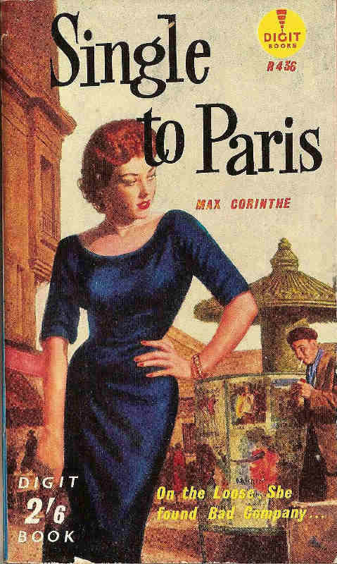 Photo représentant une couverture de roman "pulp" "Single in Paris" Jewpop