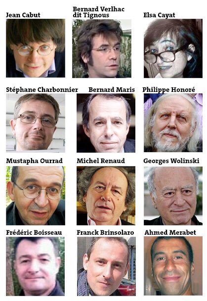 Vicitimes attentat Charlie Hebdo