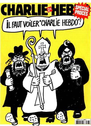 Couverture Charlie Hebdo procès Jewpop