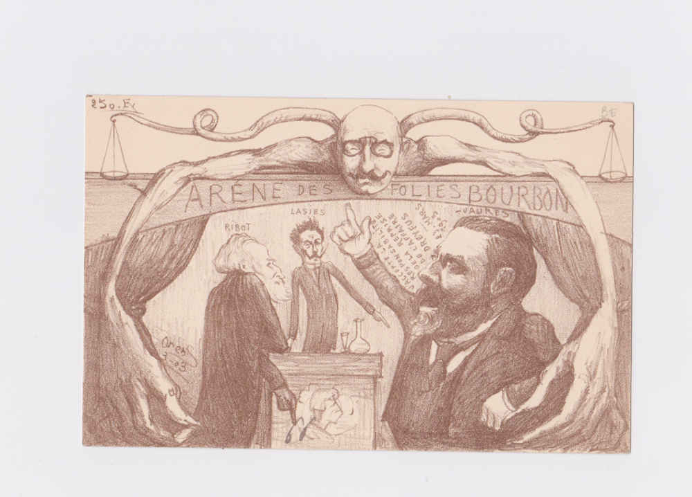 Carte postale de l'Affaire Dreyfus Jewpop