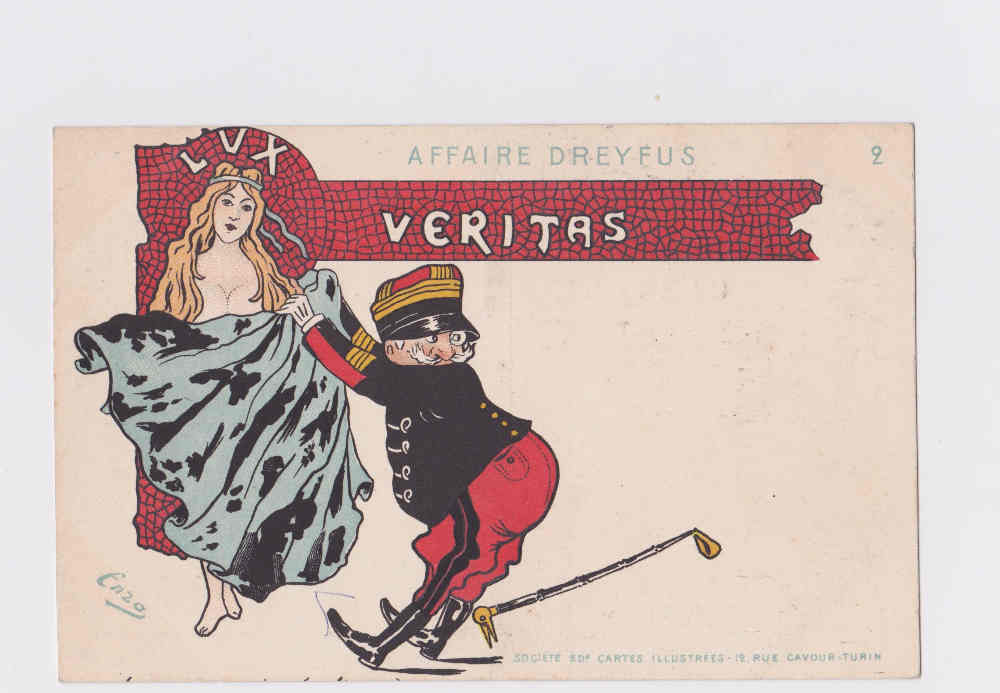 Carte postale Affaire Dreyfus Jewpop