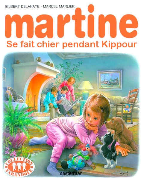 Couverture parodique Martine Kippour Jewpop