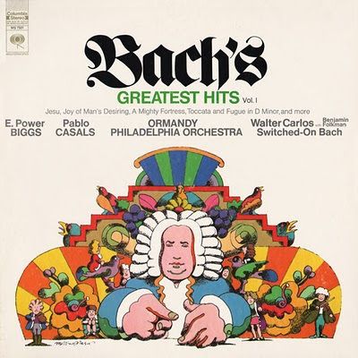 Pochette disque Bach Milton Glaser