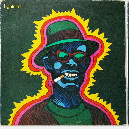 Pochette disque Lightnin Hopkins Glaser Jewpop