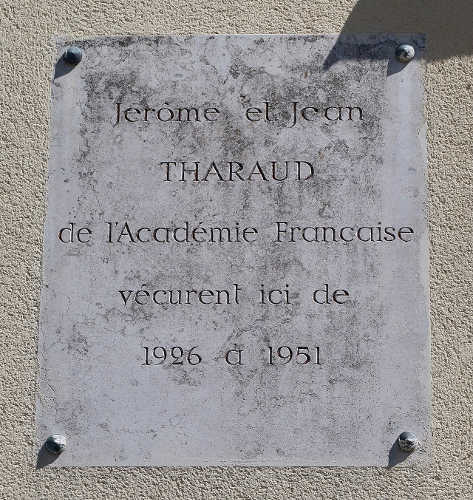 Plaque frères Tharaud Jewpop